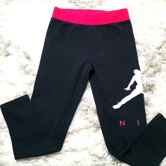 Jordan Girls Jumpman High Rise Leggings Size M - Picture 2 of 9
